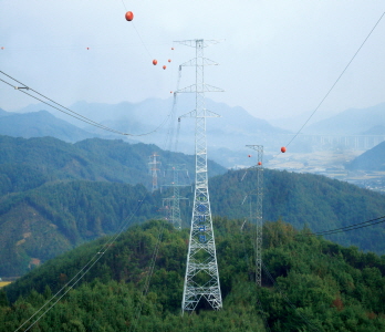 154kV Jeungpyeong T/L construction (2 section)